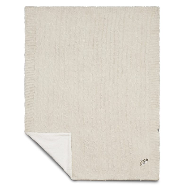 Field & Co.® Cable Knit Sherpa Blanket-7