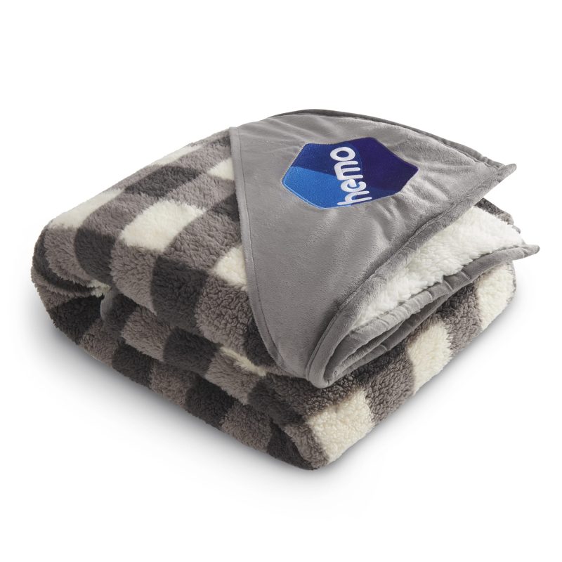 Field & Co.r Double Sided Plaid Sherpa Blanket-6