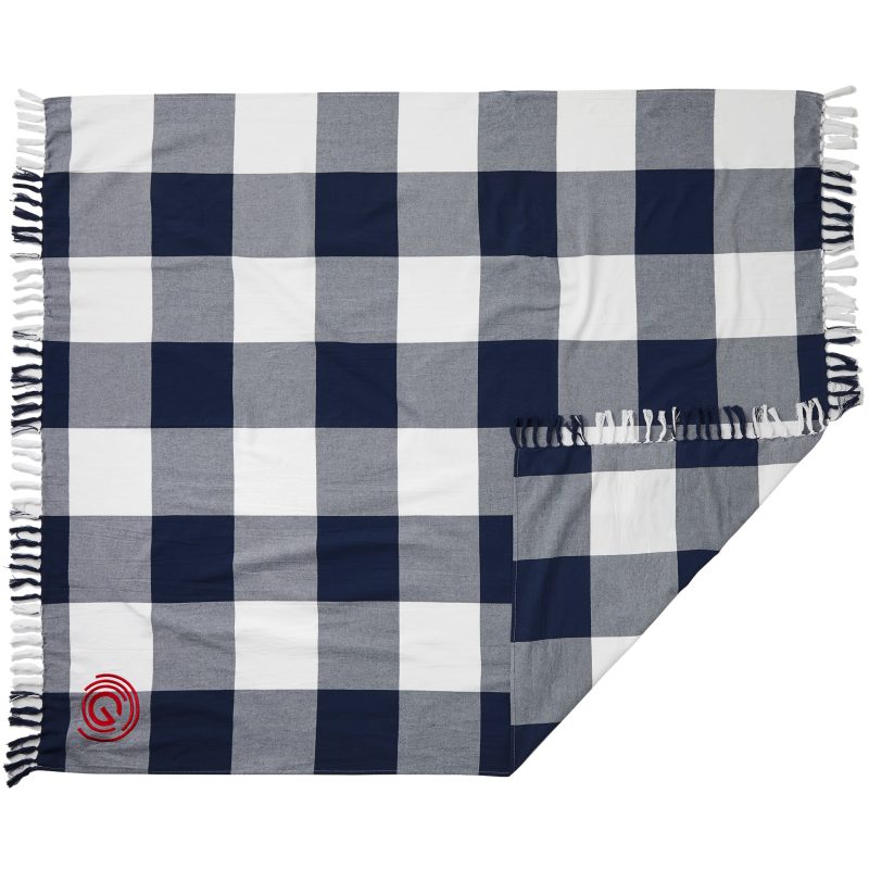 Field & Co.® 100% Organic Cotton Check Throw Blanket-6